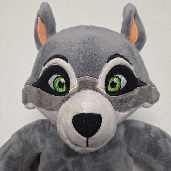 Build A Bear Raccoon Great Wolf Lodge Kids Pack Plush Gray 16‎ Inch Tail Ears - Picture 1 of 8